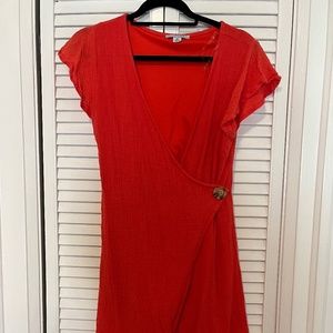 Red Mini Dress - Size M